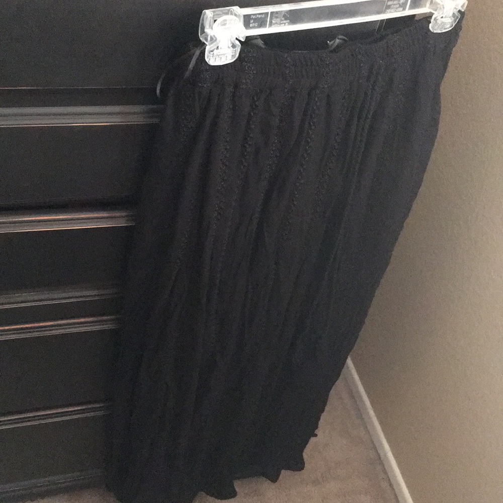 Black Maxi Skirt Medium